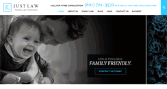 Desktop Screenshot of justlawutah.com